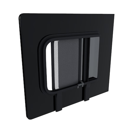 Brixwell 767mm x 666mm Ram ProMaster Van Glass Window, Driver 3rd Slider with Internal Screen DTRAM024-INT