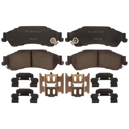 Acdelco PAD SET RR DISC BRK, Disc Brake Pad Set,  17D729CHF1
