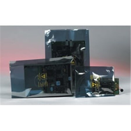 Box Packaging 8 x 6 in. Open End Static Shielding Bags - 3.1 Mil Transparent Metal - Pack of 500, 500PK STC125
