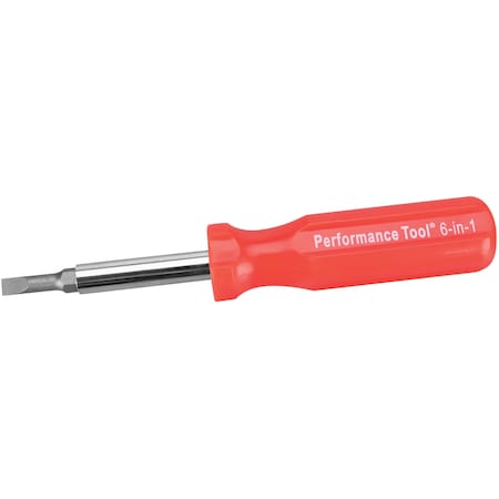 Performance Tool 6-In-1 Screwdriver Screwdriver 6-I, W975 W975