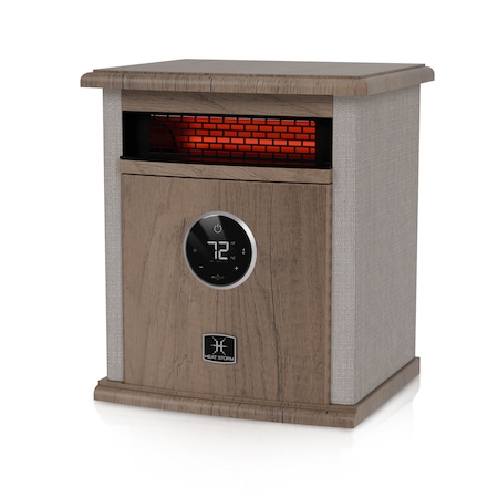 Heat Storm Infrared Space Heater, Floor Style, Cabinet Design, 1500 Watts, Digital Thermostat, 120 Volt, Tan A-1500-ILODT