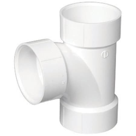 Charlotte Pipe And Foundry Charlotte Pipe & Foundry PVC004001600 PVC Dwv Sanitary Tee 6 in. CH5348