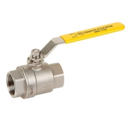 Smith-Cooper SC2081 800 psi Stainless Steel Ball Valve 0.75 in. 4691812