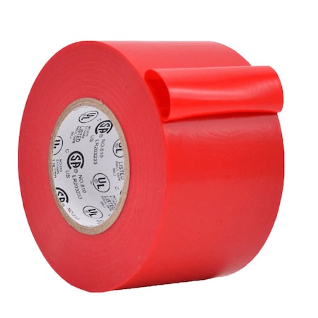 Wod Tape ETC766MS General Purpose Electrical Tape Red UL/CSA listed core: 2 in. X 66 ft, 48PK WOD ETC766MS-02000-48-66-RED