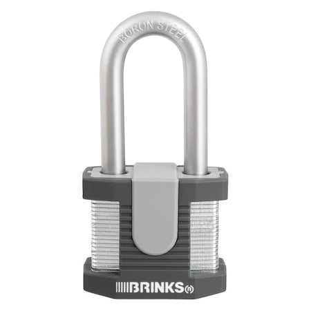 Brinks Keyed Alike Padlock, Laminated Steel, 50mm, High Security 2PK 672-52201