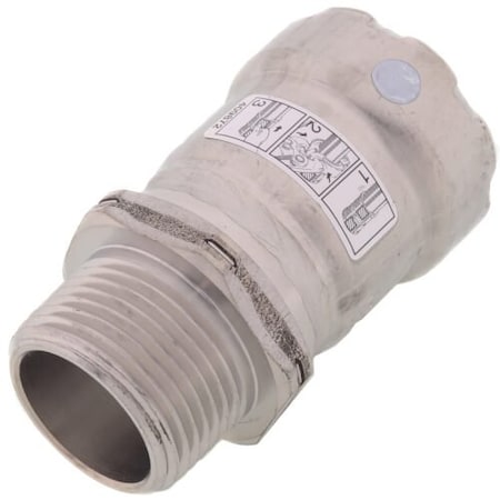 Viega MegaPress adapter P 1 MPT 1 304 stainless steel 95245