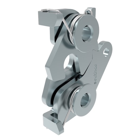 Southco Rotary Push To Close Latch, Medium Size, Bottom Trigger, 8.3 mm .33 in Through Hole Steel R4-20-20-501-10