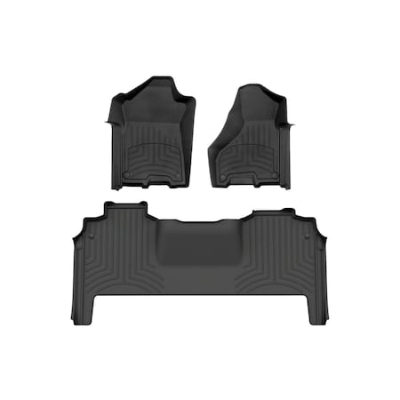 Weathertech Black, Front and Rear FloorLiner HP 441545-1-5IM