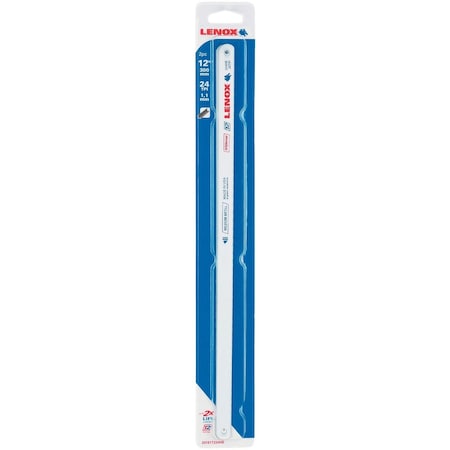 Lenox T2 12'' x 24 TPI Bi-Metal Hacksaw Blade Medium Metal, 2PK 20161T224HE