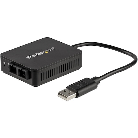 Startech.Com USB TO FIBER OPTIC CONVERTER - USB TO FIBER NETWORK/ LAN - 100BASE FX, 100MBPS, US100A20FXSC