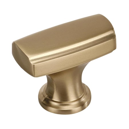 Gardencare 1.38 in. Highland Ridge Cabinet Knob - Golden Champagne GA724774