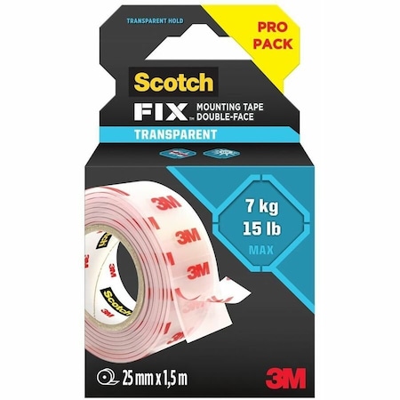 Scotch 3M Scotch-Mount 60 in. L X 1 in. W Double-Sided Mounting Tape 410H