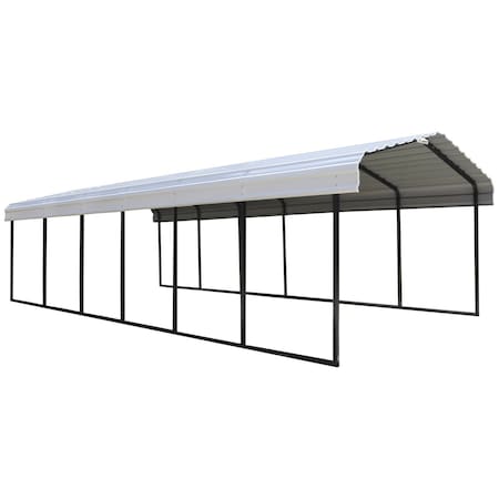Arrow 12 x 29 x 7 ft Eggshell Carport CPH122907