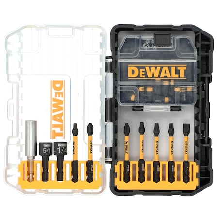 Dewalt FlexTorq 20 Piece Driver Bit Set, 1/4 in Hex Shank Size DWAFT20SET