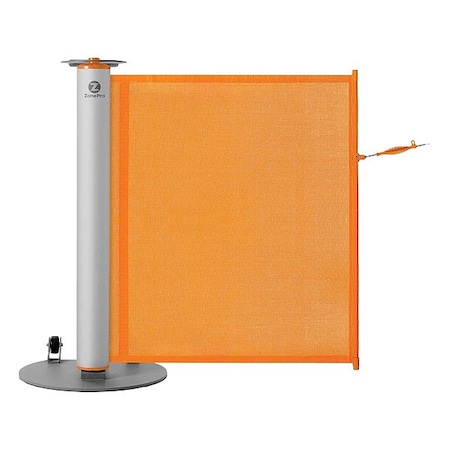 Modus Single Mobile Stand, Round Flat, Orange ZPS-SB-O