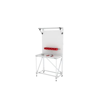 Trilogiq Packing Station With Information Panel And Small Bins Rails. 21269-10