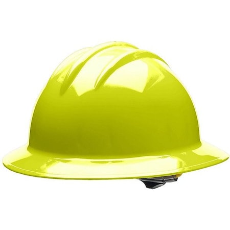 Bullard Hard Hat, Full Brim, Fluorescent Yellow 33HYR