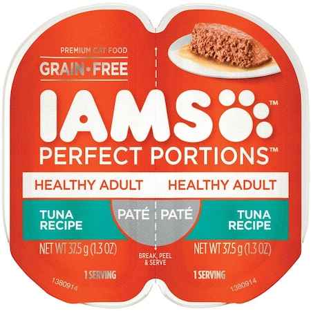 Iams Perfect Portions Healthy Adult 2.6 Oz. Tuna Flavor Adult Wet Cat Food 109044