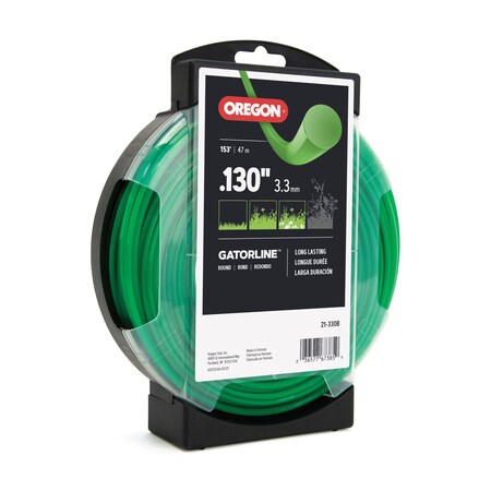 Oregon Gatorline Trimmer Line, 0.130in Round, 1 lb. Donut, 153ft 21-330B