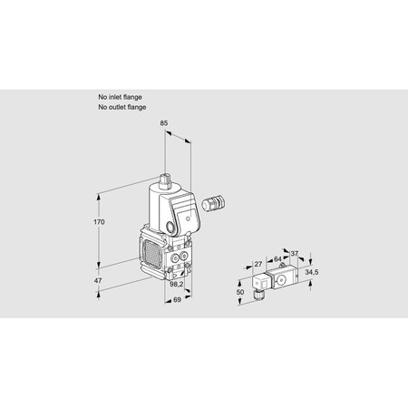 Honeywell Kromschroder VAS2-/NW KS88029955