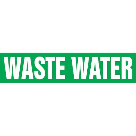 Accuform ASME ANSI PIPE MARKER WASTE WATER RPK731STC