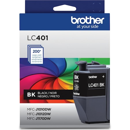 Brother Standard Yield Black Ink Cartridge LC401BKS