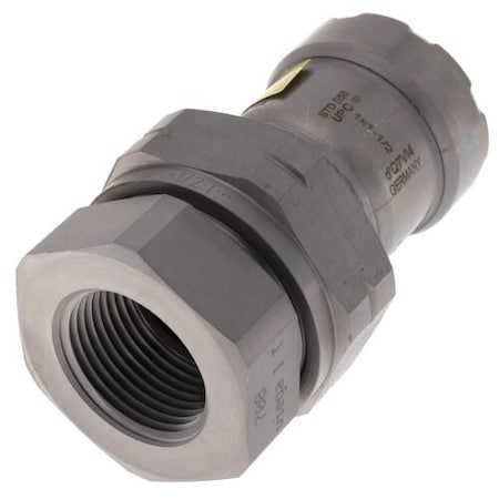 Viega MegaPressG union P 1 FPT 1 carbon steel zinc-nickel coating 25661