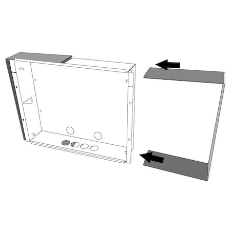 Loytec Wall mount frame side cover LVIS-ONWALL7