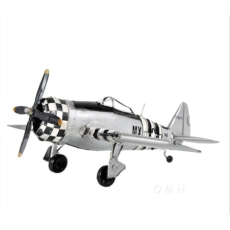 Homeroots c1943 Republic P-47 Thunderbolt Sculpture 401148