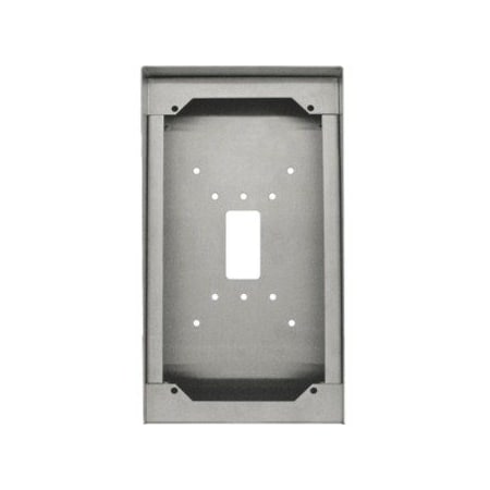 Aiphone SBX-IDVF Mounting Box for Door Station - Polished Stainless Steel - Stainless Steel SBX-IDVF