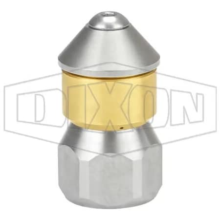 Dixon 3/8IN FEM BSPP, 4.5 ORIFICE, 303 SS BR SWNZ380-045