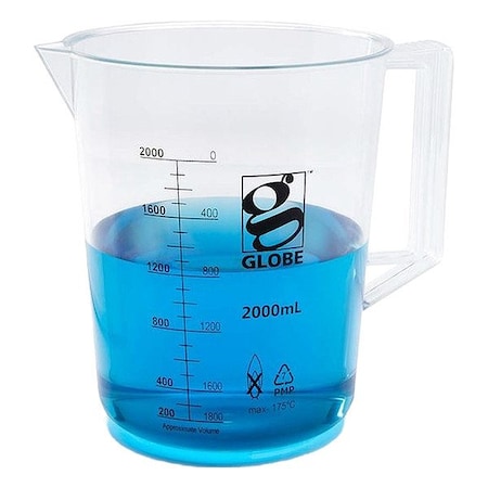 Zoro Select Beaker, Plastic, Colorless 3656-2M
