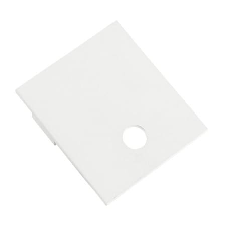 Keystone End Cap for Series A Linear Arch Fixtures for use with EMRG test button KT-LALED-A-EC-EM