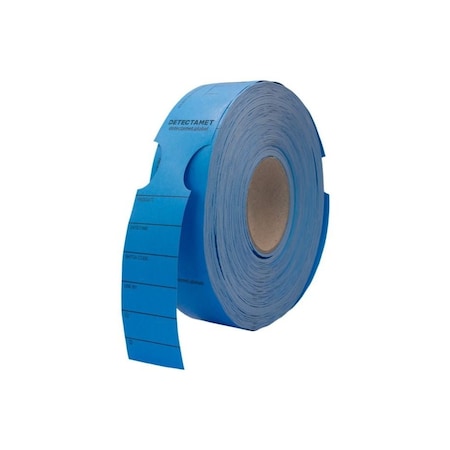 Detectamet Keyhole Tags, Paper, 0.1 in H x 1.97 in W, White, 250 PK 555-P06-S128-X17