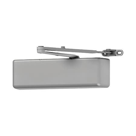 Lcn Door Closers, Non-Hold Open, Gray, Non-Handed 4040XP-REG 689 SRI