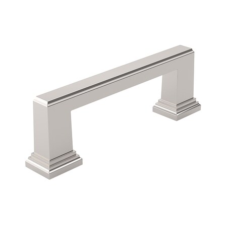 Richelieu Mirabel Collection 3 3/4-inch 96 mm Polished Nickel Transitional Rectangular Cabinet Pull BP79596180