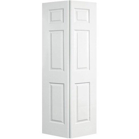 Darpet Smoth Interior Door (6 Panel) Bifold, 30" x 80" x 1-3/8" thick 6PPRIMBIF6826HC138