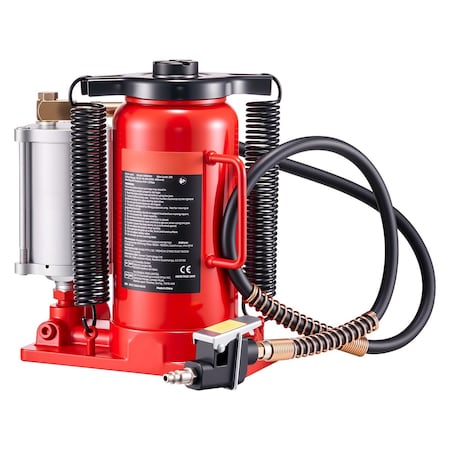 Vevor Air Hydraulic Bottle Jack High Lift Jack 20 Ton (44092 lbs) Car Repair Red MR8004