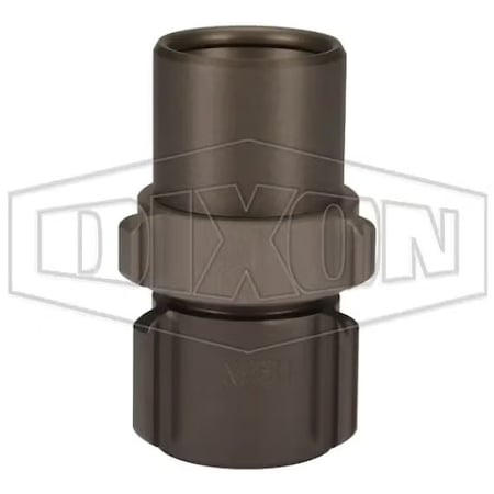 Dixon Expansion Ring Coupling, 1-1/2 in Nominal, NPSH End Style, Aluminum, Domestic S16175