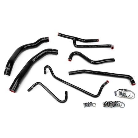 Hps Performance High Temp Reinforced Silicone Radiator and Heater Coolant Hose Kit, Black,  57-1330-BLK