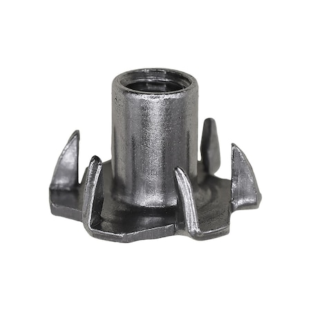 Auveco Tee Nuts 1/4in-20 x 7/16in 6 Prong, 50PK 10730
