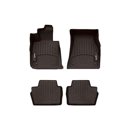 Weathertech Cocoa, Front and Rear Floorliners 4716931-4716733