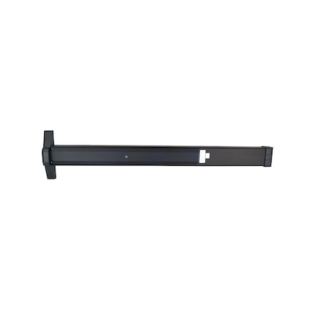 Global Door Controls STED Series Duronodic Grade 2 Storefront 36 in Concealed Vertical Rod Narrow Stile Panic Exit Device w/ Mortise Cylinder TH1100-STED36CVR-DU