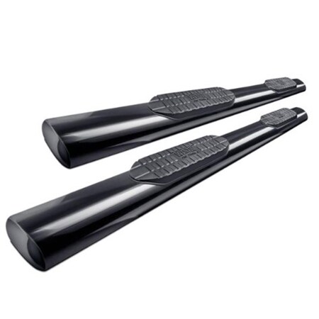 Perfectpitch 2164135 6 in. Pro Traxx Cab Length Black Oval Tube Step Bars for 2019 Chevy Silverado 1500 PE3020763