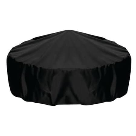 Two Dogs Designs 80 in. Fire Pit Cover - Black 2D-FP80001