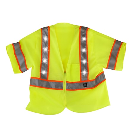 Stop-Lite Class 3 LED Vest- Yellow XXXL VE-31A72