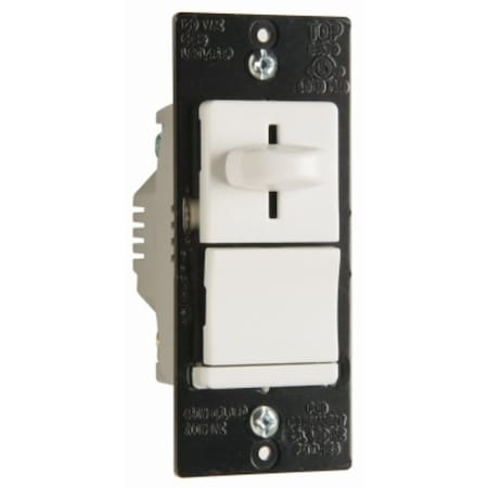 Legrand LS TradeMaster LSCL453PWCCV4 Dimmer, 120 V, 450 W, CFL, Incandescent, LED Lamp, 3-Way, White LSCL453PWCC4
