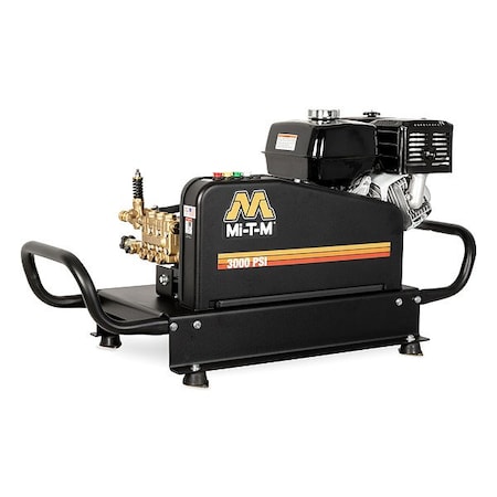 Mi-T-M Gas-Powered Pressure Washer, Skid Mount GTM-3005-H6G0M