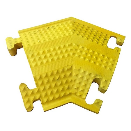 Electriduct Drop-Over Left Turn, Safety Yellow, PK2 DO-ED-SM-T-LT-SY-2PK
