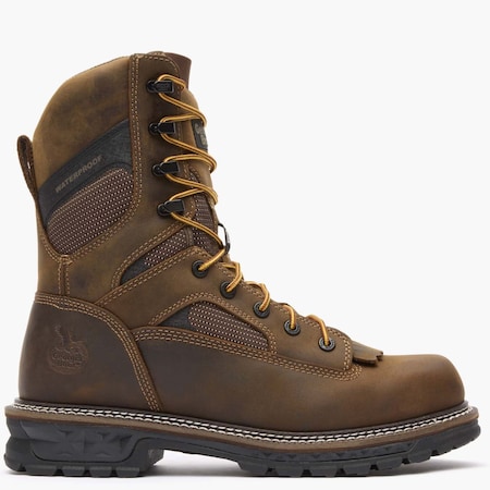 Georgia Boot LTX Logger, Waterproof Work Boot, 9.5 M, 9 in Height, Brown GB00668